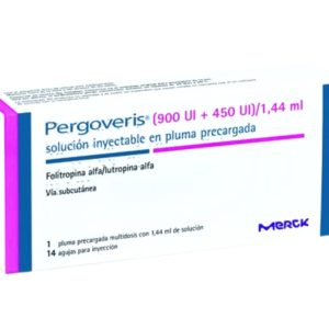 PERGOVERIS (900 UI + 450 UI)/1,44 ml (Venta con receta médica)