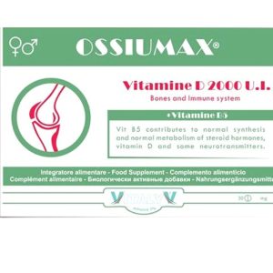 OSSIUMAX VITAMINA D 2000 UI (venta sin receta médica)